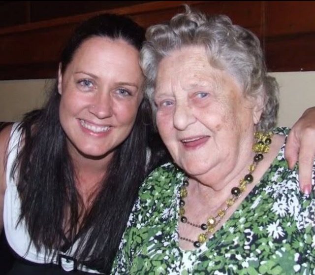 Alicia with her Nana