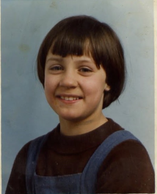 Lysha as a young girl